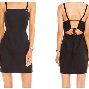 ASTR The Label Heidi Cutout Strappy Linen Dress